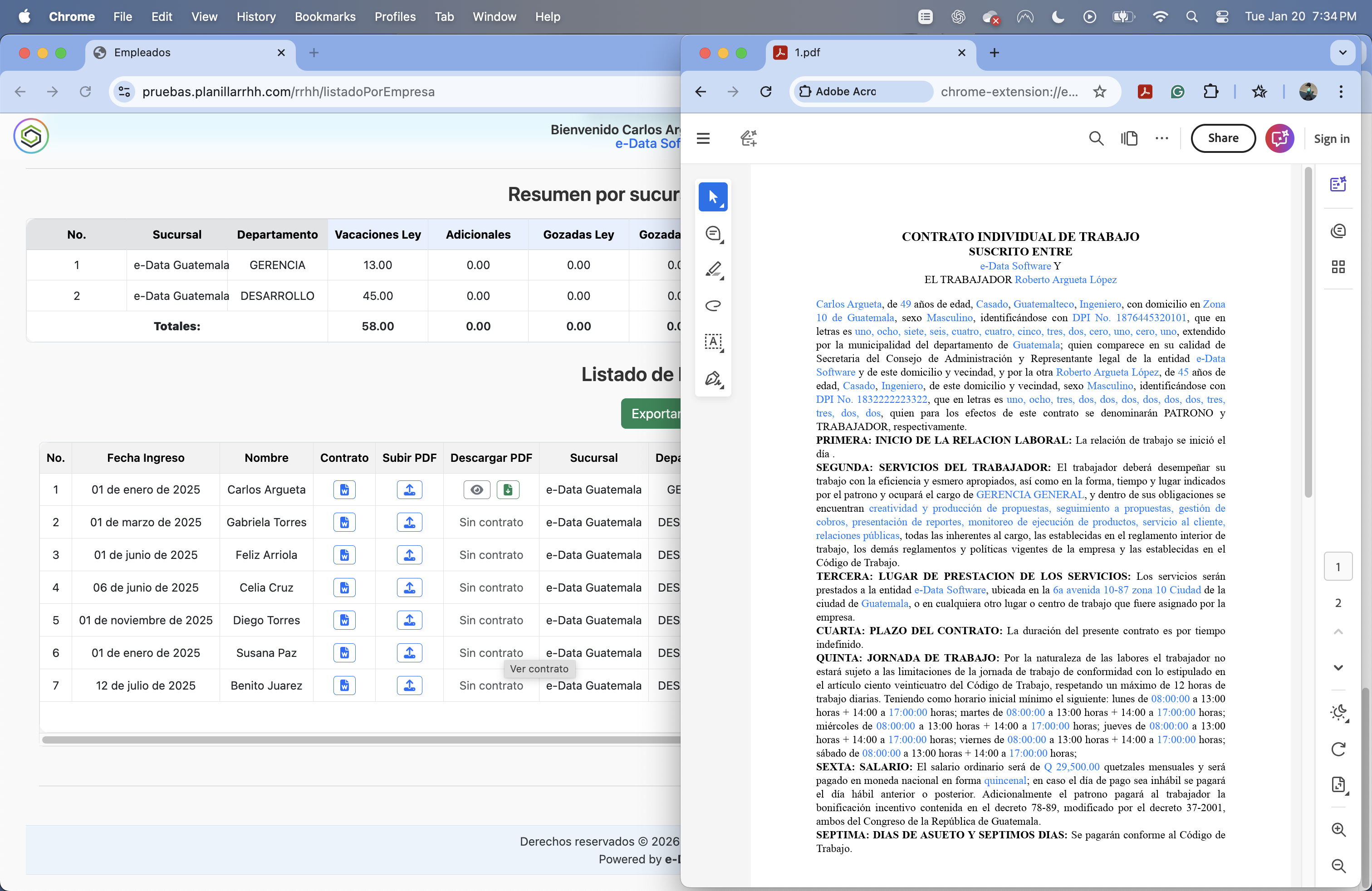 Contratos: generación automática en PDF o Word