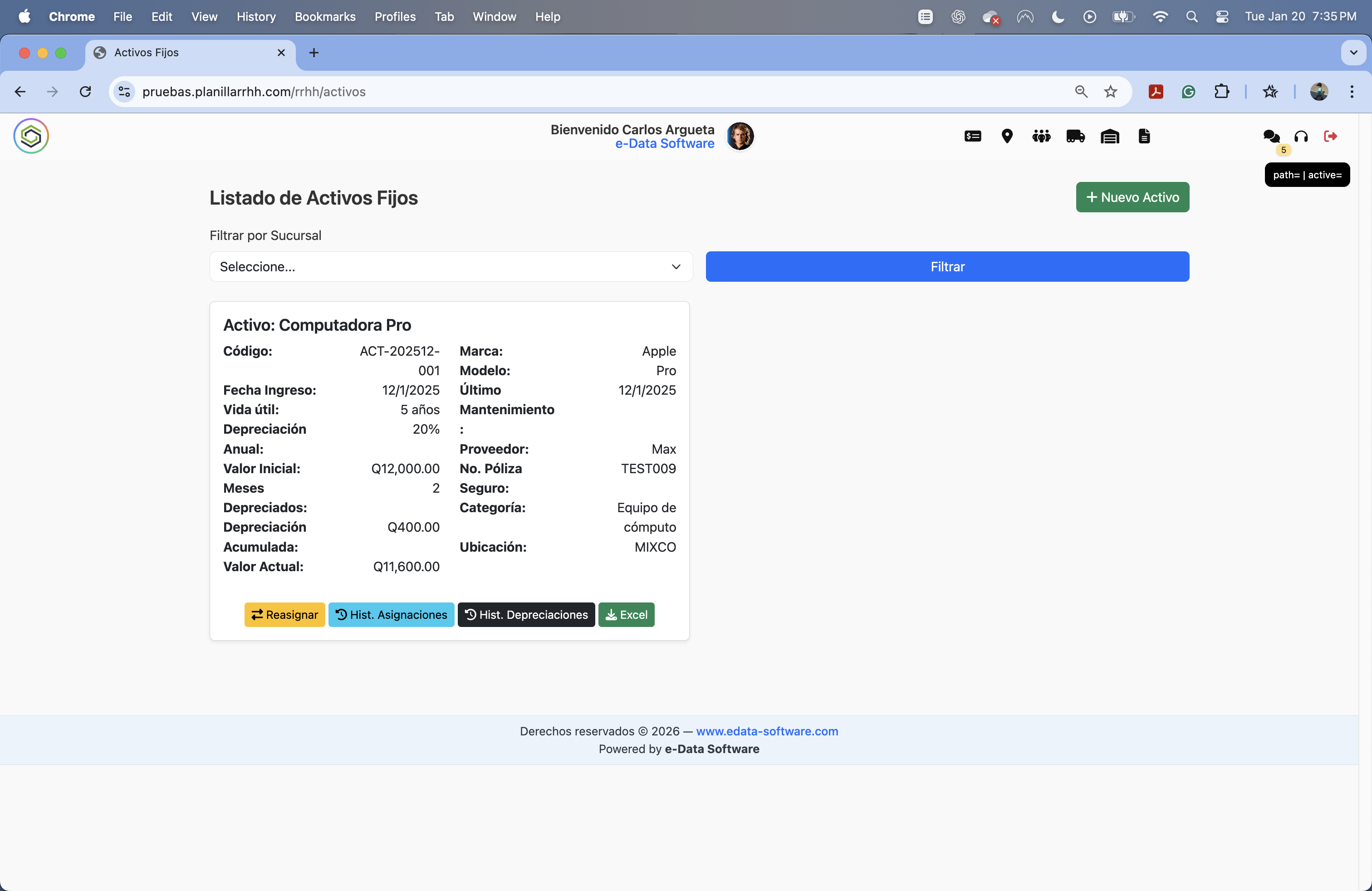 RRHH y activos: historial, control y auditoría